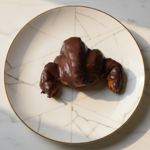 Croissant de chocolate